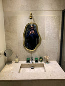 Asymmetrical Mirror Wall Brass Mirror Asymmetrical Mirror Wall Brass Mirror