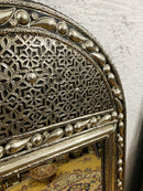 Handcrafted Silver Arch Mirror - Moroccan Antique Wall Mirror Handcrafted Silver Arch Mirror - Moroccan Antique Wall Mirror