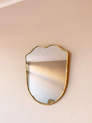 Brass Frame Wall Mirror - Modern Aesthetic Mirror Brass Frame Wall Mirror - Modern Aesthetic Mirror