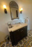 Handmade Silver Moroccan Arch Mirror Handmade Silver Moroccan Arch Mirror