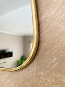 Gold Wall Brass Mirror - Triangle Mirror Gold Wall Brass Mirror - Triangle Mirror