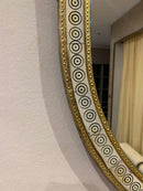 Handmade Bone Inlay Mirror Handmade Bone Inlay Mirror