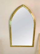 Handmade Engraved Mirror - Brass Arch Mirror Handmade Engraved Mirror - Brass Arch Mirror