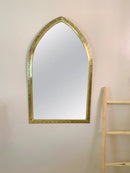 Handmade Engraved Mirror - Brass Arch Mirror Handmade Engraved Mirror - Brass Arch Mirror