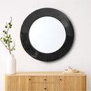Black Brass Round Mirror Black Brass Round Mirror