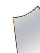 Italian Antique Brass Mirror - Unlacquered Brass Mirror Italian Antique Brass Mirror - Unlacquered Brass Mirror