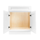 27 Inch White Shaker Single Sink Bathroom Vanity 27 Inch White Shaker Single Sink Bathroom Vanity