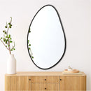 Black Asymmetrical Mirror - Aesthetic Wall Mirror Black Asymmetrical Mirror - Aesthetic Wall Mirror