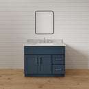 36 Inch Navy Blue Shaker Single Sink Bathroom Vanity 36 Inch Navy Blue Shaker Single Sink Bathroom Vanity