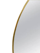 Asymmetrical Brass Mirror - Irregular Brass Frame Mirror Asymmetrical Brass Mirror - Irregular Brass Frame Mirror