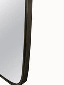 Italian Brass Curved Mirror Italian Brass Curved Mirror