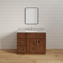 36 Inch Rustic Shaker Single Sink Bathroom Vanity with Drawers on the Left 36 Inch Rustic Shaker Single Sink Bathroom Vanity with Drawers on the Left