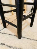 Black Backless Wood Bar Stools - Kitchen Counter Chairs Black Backless Wood Bar Stools - Kitchen Counter Chairs
