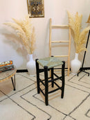Black Backless Wood Bar Stools - Kitchen Counter Chairs Black Backless Wood Bar Stools - Kitchen Counter Chairs