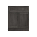 24 Inch Gray Stained Shaker Single Sink Bathroom Vanity 24 Inch Gray Stained Shaker Single Sink Bathroom Vanity
