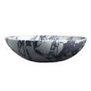Calacatta Viola Marble Oval Shape Above Vanity Bathroom Sink (W)14" (L)18" (H)5" Calacatta Viola Marble Oval Shape Above Vanity Bathroom Sink (W)14" (L)18" (H)5"