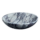 Calacatta Viola Marble Oval Shape Above Vanity Bathroom Sink (W)14" (L)18" (H)5" Calacatta Viola Marble Oval Shape Above Vanity Bathroom Sink (W)14" (L)18" (H)5"