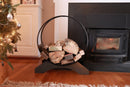 Firewood Rack, Firewood Ring, Log Holder, Fire wood Holder, Fire wood Rack, Indoor Firewood Rack, Metal Firewood Rack, Black Fire wood Rack Firewood Rack, Firewood Ring, Log Holder, Fire wood Holder, Fire wood Rack, Indoor Firewood Rack, Metal Firewood Rack, Black Fire wood Rack