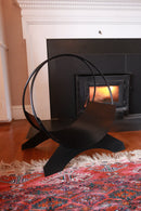 Firewood Rack, Firewood Ring, Log Holder, Fire wood Holder, Fire wood Rack, Indoor Firewood Rack, Metal Firewood Rack, Black Fire wood Rack Firewood Rack, Firewood Ring, Log Holder, Fire wood Holder, Fire wood Rack, Indoor Firewood Rack, Metal Firewood Rack, Black Fire wood Rack