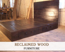 Wooden King Platform Bed With Drawers - Twin Rustic Platform Bed With Storage - Reclaimed Queen Bed With Headboard - Bedroom Furniture Wooden King Platform Bed With Drawers - Twin Rustic Platform Bed With Storage - Reclaimed Queen Bed With Headboard - Bedroom Furniture