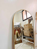 Silver Frame Capsule Mirror | Brass Wall Mirror Silver Frame Capsule Mirror | Brass Wall Mirror