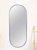 Silver Frame Capsule Mirror | Brass Wall Mirror Silver Frame Capsule Mirror | Brass Wall Mirror