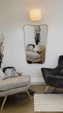 Italian Black Brass Mirror - Butterfly Brass Mirror Italian Black Brass Mirror - Butterfly Brass Mirror