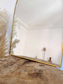 Arched Mirror - Brass Bathroom Mirror Arched Mirror - Brass Bathroom Mirror