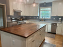 Custom Walnut Butcher Block Countertop - 83 dollars a square foot.  Made to your specifications. Contact us for a quote! Custom Walnut Butcher Block Countertop - 83 dollars a square foot.  Made to your specifications. Contact us for a quote!