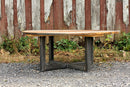 Reclaimed wood coffee table with metal legs - Rustic modern wooden plank table - FREE SHIPPING round wood coffee table Reclaimed wood coffee table with metal legs - Rustic modern wooden plank table - FREE SHIPPING round wood coffee table