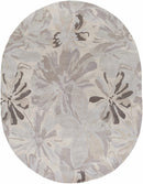 Ilfeld Athena Gray Floral Wool Rug Ilfeld Athena Gray Floral Wool Rug
