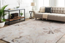 Ilfeld Athena Gray Floral Wool Rug Ilfeld Athena Gray Floral Wool Rug