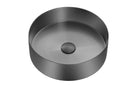 Zeek 14” Gunmetal Black Round Vessel Bathroom Sink Stainless Steel PVD Nano Tech Coating ZN-B144 Zeek 14” Gunmetal Black Round Vessel Bathroom Sink Stainless Steel PVD Nano Tech Coating ZN-B144
