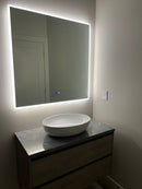 Zeek 36"x36" Backlit LED Square Bathroom Wall Mirror MA3636 Zeek 36"x36" Backlit LED Square Bathroom Wall Mirror MA3636