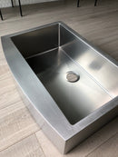 Zeek 33" Small Radius Apron Single Bowl Kitchen Sink ZH-AP33 Zeek 33" Small Radius Apron Single Bowl Kitchen Sink ZH-AP33