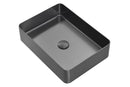 Zeek 18”x13” Gunmetal Black Rectangular Vessel Bathroom Sink Stainless Steel PVD Nano Tech Coating ZN-B183 Zeek 18”x13” Gunmetal Black Rectangular Vessel Bathroom Sink Stainless Steel PVD Nano Tech Coating ZN-B183