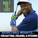 Homer Handz Weighted Batting Gloves |Baseball-Softball Homer Handz Weighted Batting Gloves |Baseball-Softball