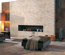 Ivory Beige Ledger 3D Panel 6"x24" Split-face Natural Travertine Wall Tile Ivory Beige Ledger 3D Panel 6"x24" Split-face Natural Travertine Wall Tile