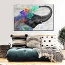 Colorful Elephant Splash Wall Art Colorful Elephant Splash Wall Art