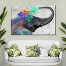 Colorful Elephant Splash Wall Art Colorful Elephant Splash Wall Art
