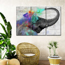 Colorful Elephant Splash Wall Art Colorful Elephant Splash Wall Art