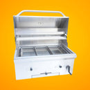 KoKoMo Grills Premium Built-In Charcoal Grill With 304 Stainless Steel And Adjustable Heat Tray, 32" (SAK32504) KoKoMo Grills Premium Built-In Charcoal Grill With 304 Stainless Steel And Adjustable Heat Tray, 32" (SAK32504)