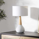 Baugo White Ceramic Table Lamp Baugo White Ceramic Table Lamp