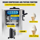 Large Double Hopper Commercial Soft Serve Ice Cream Maker Machine W/ 3 Flavors, 18-28 L/H (98371425) Large Double Hopper Commercial Soft Serve Ice Cream Maker Machine W/ 3 Flavors, 18-28 L/H (98371425)