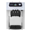 Large Double Hopper Commercial Soft Serve Ice Cream Maker Machine W/ 3 Flavors, 18-28 L/H (98371425) Large Double Hopper Commercial Soft Serve Ice Cream Maker Machine W/ 3 Flavors, 18-28 L/H (98371425)