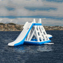 Large Inflatable Climbing Iceberg With Pump For Water Parks And Private Piers (SAK98301) Large Inflatable Climbing Iceberg With Pump For Water Parks And Private Piers (SAK98301)