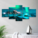 Stunning Lofoten Aurora Borealis Wall Art Stunning Lofoten Aurora Borealis Wall Art