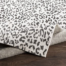 Alderbury White Leopard Print Rug Alderbury White Leopard Print Rug