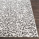 Alderbury White Leopard Print Rug Alderbury White Leopard Print Rug