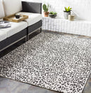 Alderbury White Leopard Print Rug Alderbury White Leopard Print Rug